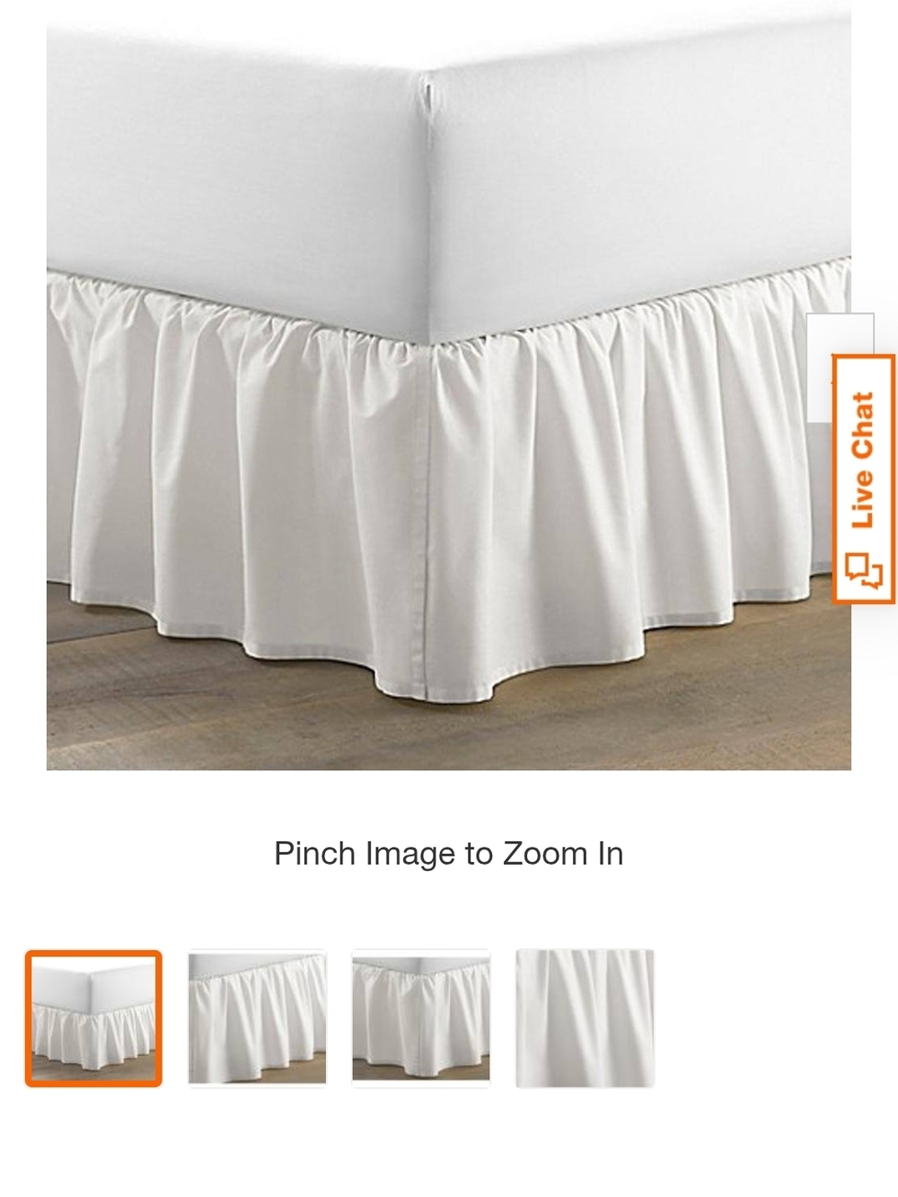 Cotton Bed Skirt